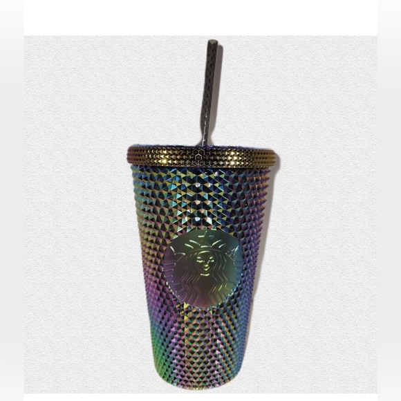 Starbucks Halloween 2023 Oil Slick Rainbow Iridescent Venti Tumbler 16oz - Picture 7 of 7